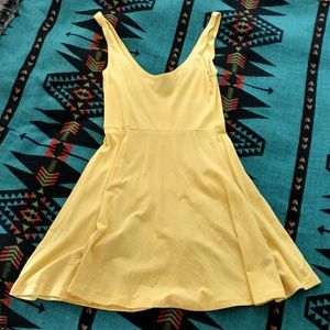 Angie Yellow Skater Dress - Size Medium